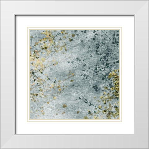 Seasonal Transition IV White Modern Wood Framed Art Print with Double Matting by Chandler, Sharon