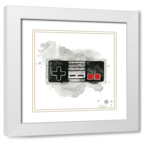 Gamer I White Modern Wood Framed Art Print with Double Matting by Popp, Grace