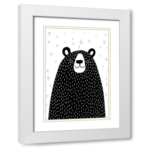 Custom Mix and Match Animal III White Modern Wood Framed Art Print with Double Matting by Borges, Victoria