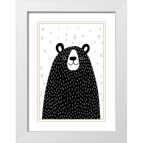 Custom Mix and Match Animal III White Modern Wood Framed Art Print with Double Matting by Borges, Victoria