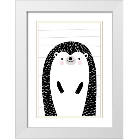 Custom Mix and Match Animal IX White Modern Wood Framed Art Print with Double Matting by Borges, Victoria