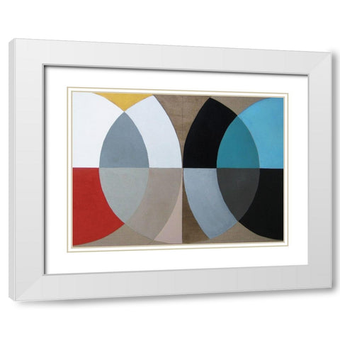 Clear Intentions I White Modern Wood Framed Art Print with Double Matting by Bellissimo Art