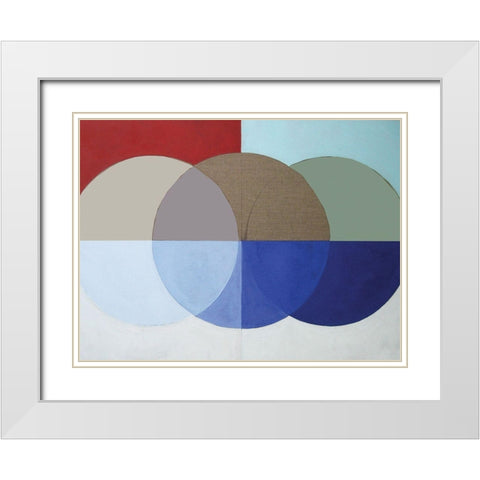 Clear Intentions III White Modern Wood Framed Art Print with Double Matting by Bellissimo Art
