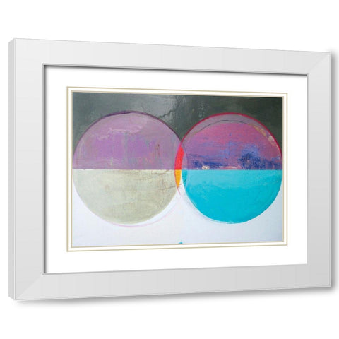Clear Intentions V White Modern Wood Framed Art Print with Double Matting by Bellissimo Art