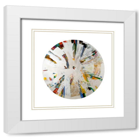 Galileos Assistant V White Modern Wood Framed Art Print with Double Matting by Bellissimo Art