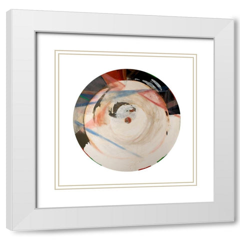 Galileos Assistant VII White Modern Wood Framed Art Print with Double Matting by Bellissimo Art