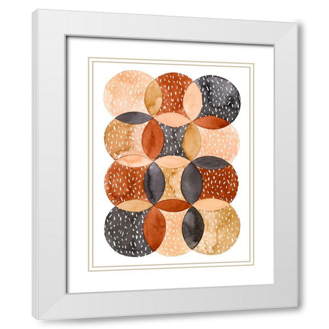 Mud Slide I White Modern Wood Framed Art Print with Double Matting by Popp, Grace