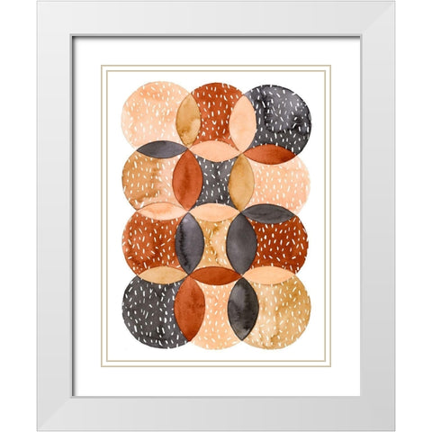 Mud Slide I White Modern Wood Framed Art Print with Double Matting by Popp, Grace