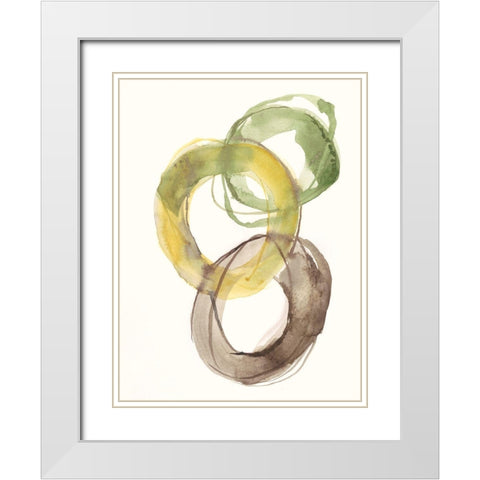 Earth in Spring II White Modern Wood Framed Art Print with Double Matting by Goldberger, Jennifer