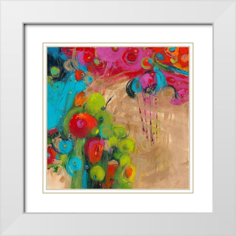 Year of the Dragon I White Modern Wood Framed Art Print with Double Matting by Bothne, Janet