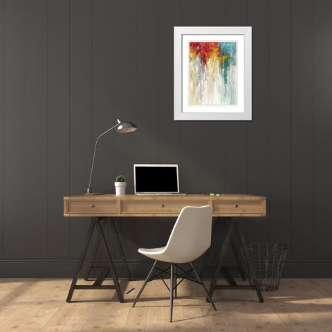 Unbound I White Modern Wood Framed Art Print with Double Matting by Bothne, Janet