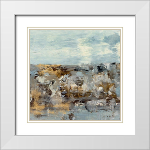 Discovery III White Modern Wood Framed Art Print with Double Matting by Bramma, Lila