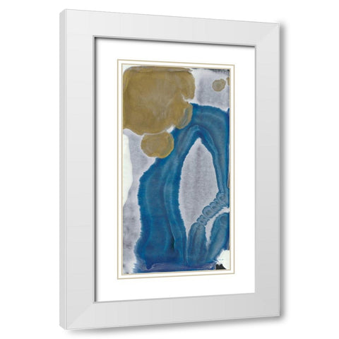 Invulnerable II White Modern Wood Framed Art Print with Double Matting by Bramma, Lila