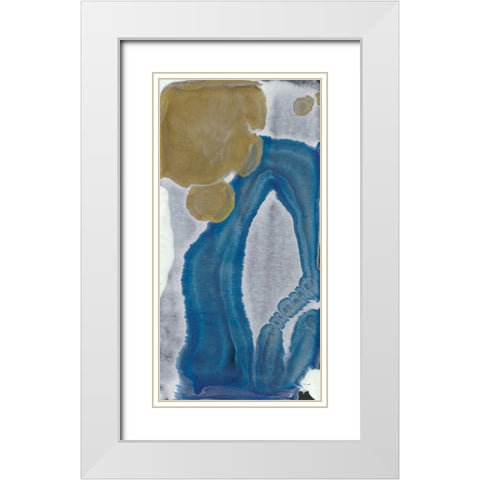 Invulnerable II White Modern Wood Framed Art Print with Double Matting by Bramma, Lila