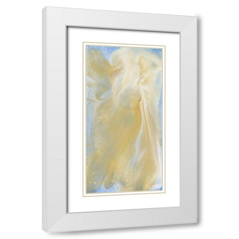 Meeting Light I White Modern Wood Framed Art Print with Double Matting by Bramma, Lila