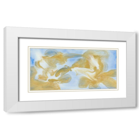 Meeting Light II White Modern Wood Framed Art Print with Double Matting by Bramma, Lila