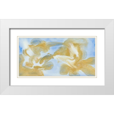Meeting Light II White Modern Wood Framed Art Print with Double Matting by Bramma, Lila
