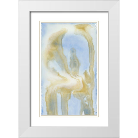Meeting Light III White Modern Wood Framed Art Print with Double Matting by Bramma, Lila