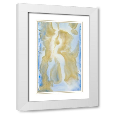 Meeting Light IV White Modern Wood Framed Art Print with Double Matting by Bramma, Lila