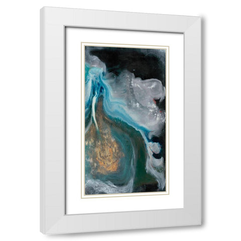 In the Light of Liberation II White Modern Wood Framed Art Print with Double Matting by Bramma, Lila