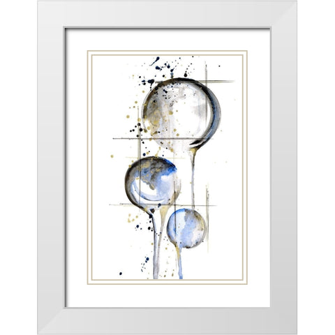 Pioneer III White Modern Wood Framed Art Print with Double Matting by Liama, Lily