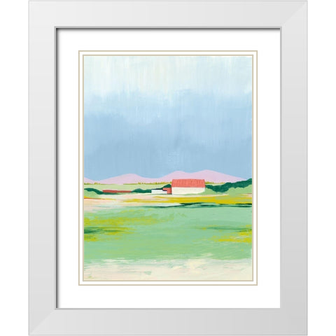Spring Fallow II White Modern Wood Framed Art Print with Double Matting by Popp, Grace
