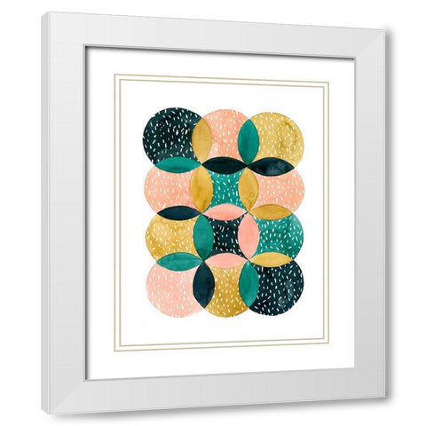 In Spate II White Modern Wood Framed Art Print with Double Matting by Popp, Grace