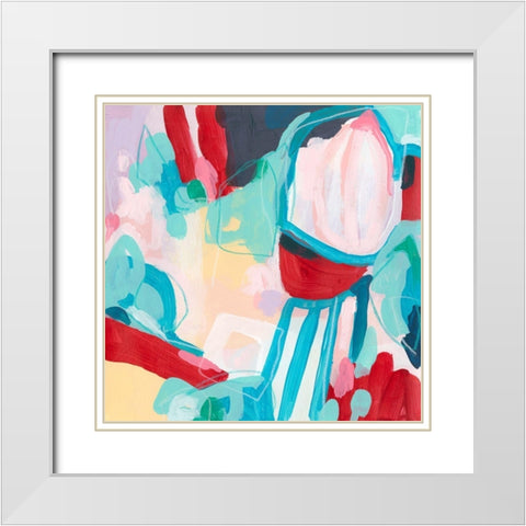 Maximum Dissonance II White Modern Wood Framed Art Print with Double Matting by Vess, June Erica