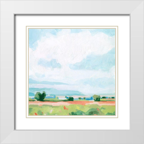 Spring Midday II White Modern Wood Framed Art Print with Double Matting by Scarvey, Emma