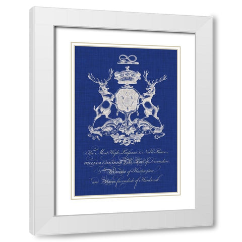 Heraldry Pop II White Modern Wood Framed Art Print with Double Matting by Vision Studio