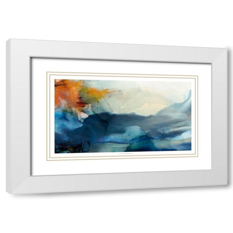 Devotion White Modern Wood Framed Art Print with Double Matting by Jasper, Sisa