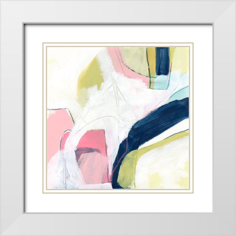 Automaton II White Modern Wood Framed Art Print with Double Matting by Vess, June Erica