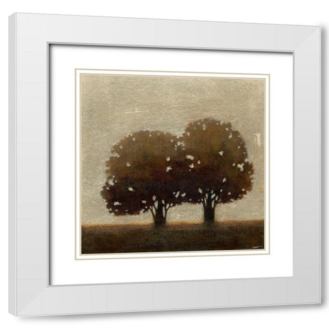 Tree of Solace I White Modern Wood Framed Art Print with Double Matting by Wyatt Jr., Norman