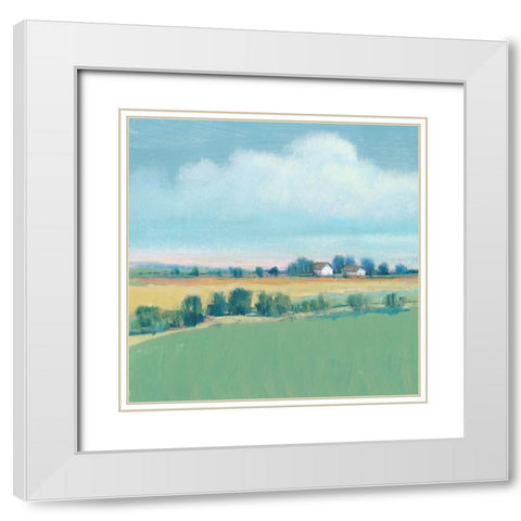 The Simple Life I White Modern Wood Framed Art Print with Double Matting by OToole, Tim