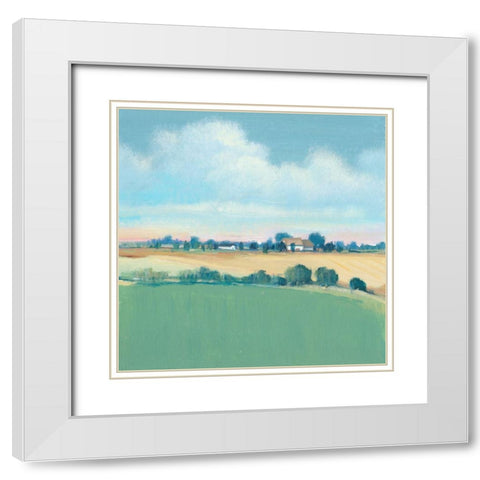 The Simple Life II White Modern Wood Framed Art Print with Double Matting by OToole, Tim