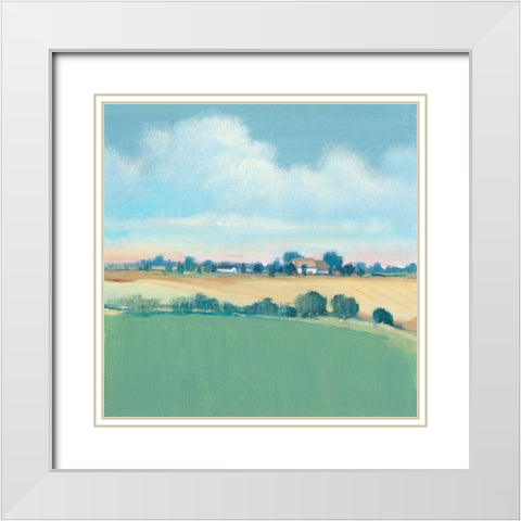 The Simple Life II White Modern Wood Framed Art Print with Double Matting by OToole, Tim