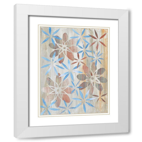 Mandala Arrangement III White Modern Wood Framed Art Print with Double Matting by Avondet, Natalie