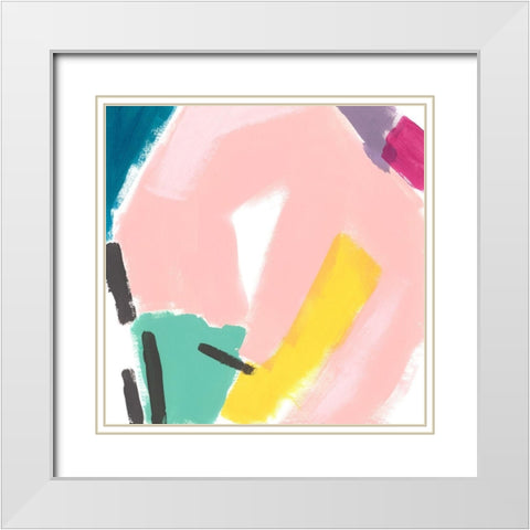 Terminus II White Modern Wood Framed Art Print with Double Matting by Vess, June Erica