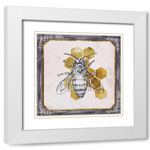 Pursue Sweetness I White Modern Wood Framed Art Print with Double Matting by Wang, Melissa