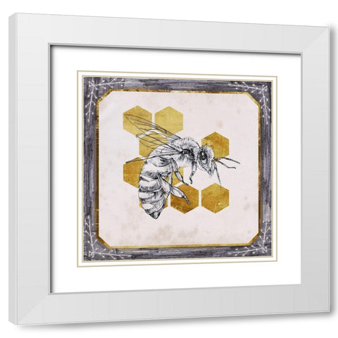 Pursue Sweetness II White Modern Wood Framed Art Print with Double Matting by Wang, Melissa