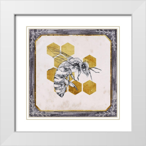 Pursue Sweetness II White Modern Wood Framed Art Print with Double Matting by Wang, Melissa