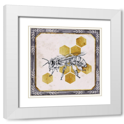 Pursue Sweetness III White Modern Wood Framed Art Print with Double Matting by Wang, Melissa