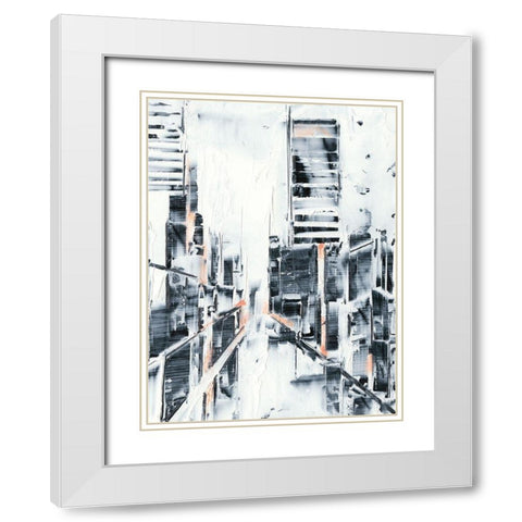 Sunset Refraction II White Modern Wood Framed Art Print with Double Matting by Harper, Ethan