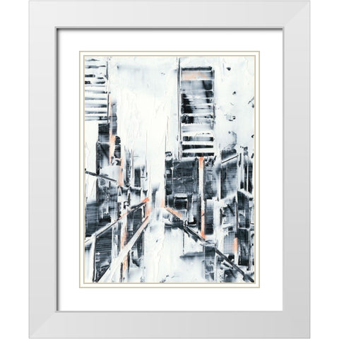 Sunset Refraction II White Modern Wood Framed Art Print with Double Matting by Harper, Ethan