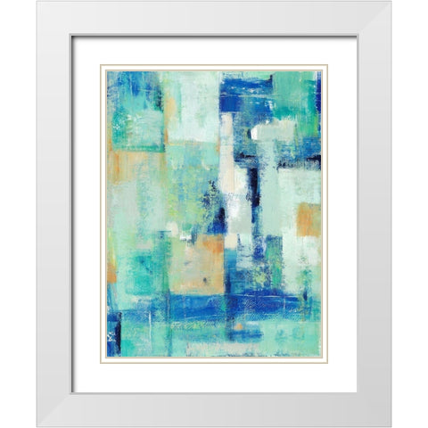 Aerial Vision II White Modern Wood Framed Art Print with Double Matting by OToole, Tim