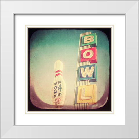 Frames of Travel II White Modern Wood Framed Art Print with Double Matting by Brown, Thomas