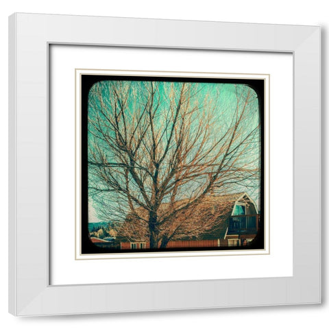 Frames of Travel III White Modern Wood Framed Art Print with Double Matting by Brown, Thomas