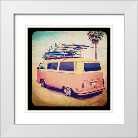 Frames of Travel VI White Modern Wood Framed Art Print with Double Matting by Brown, Thomas