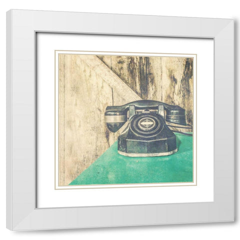 Vintage Office XII White Modern Wood Framed Art Print with Double Matting by Brown, Thomas