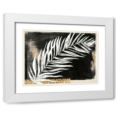 Immersion I White Modern Wood Framed Art Print with Double Matting by Wang, Melissa